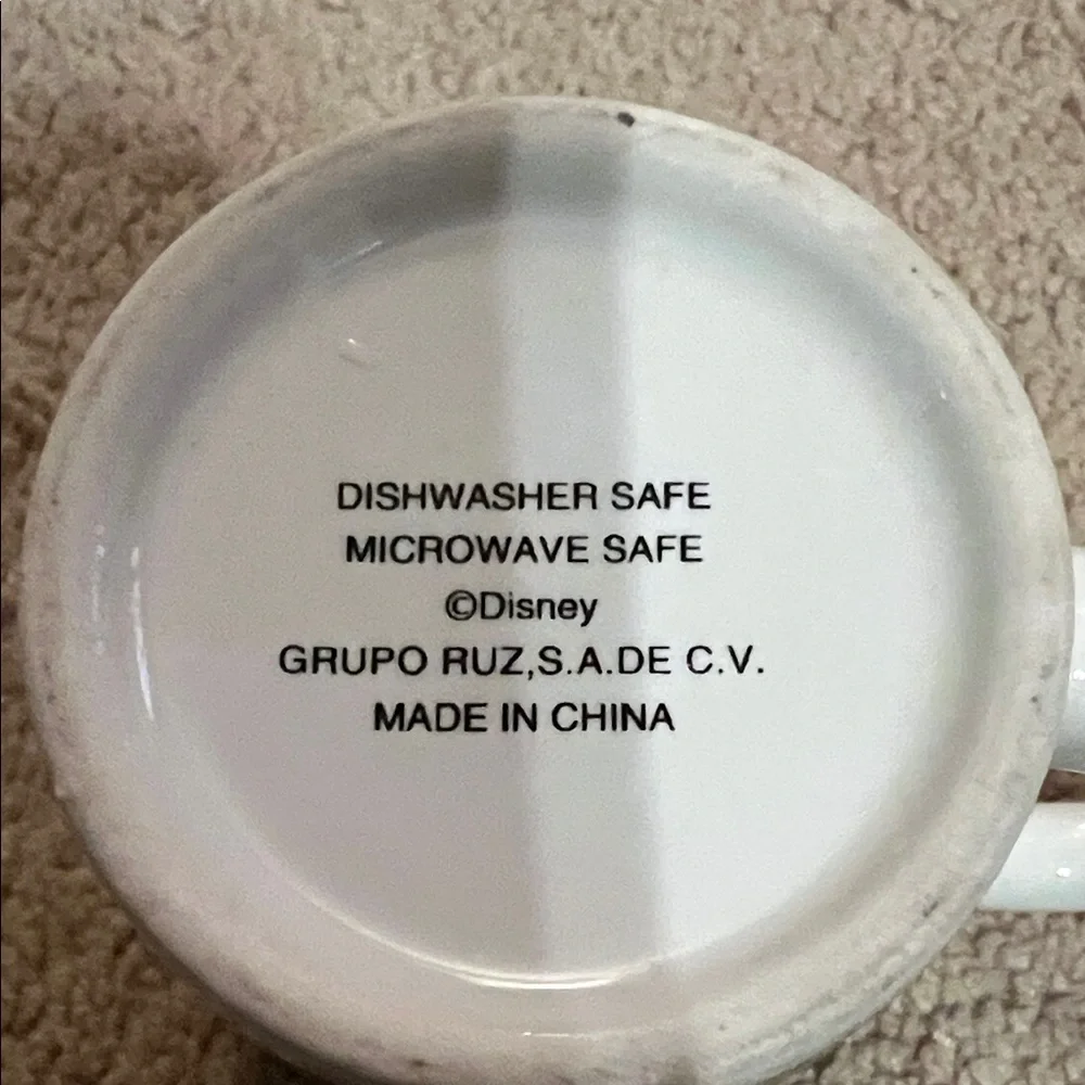 Disney Nightmare before Christmas White Ceramic Mug Base